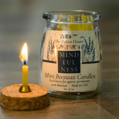 mindfulness candle